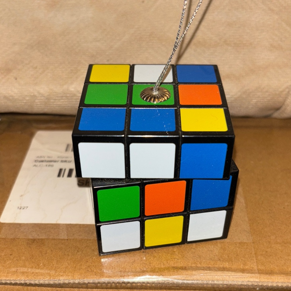 Colorful Cube Ornament